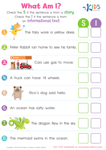 What Am I? Worksheet: Free Printout for Kids